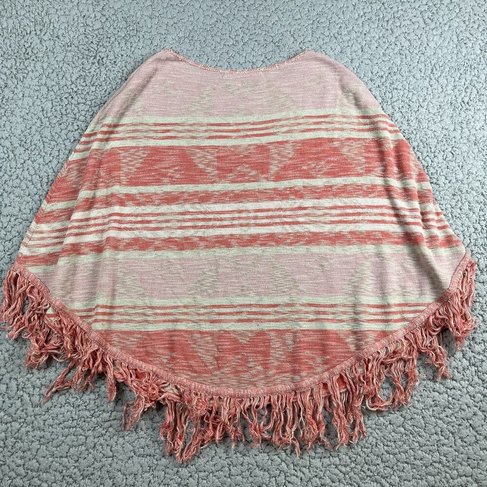 Hippie Laundry Shawl Womens XL Tassel Mauve Aztec - Picture 5 of 6